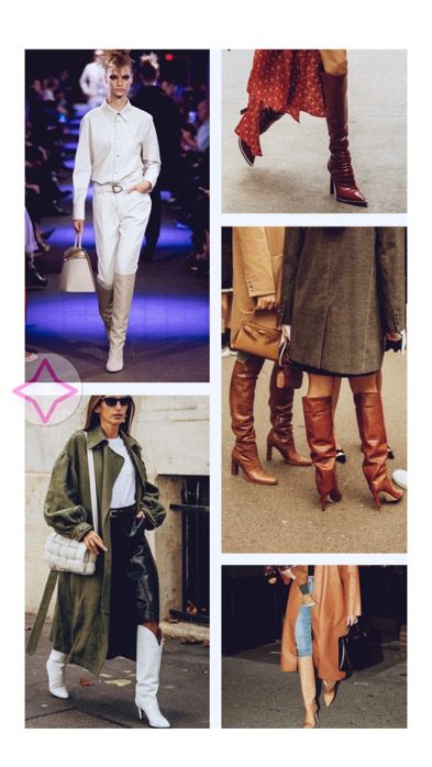 Lucy MacGill knee-high boots inspo
