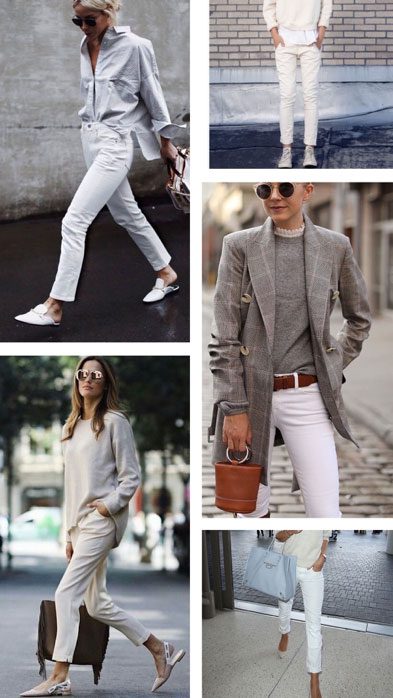 The Style Tribe Lucy MacGill winter white jean inspo