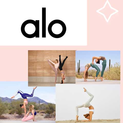 Alo Yoga workout gear Lucy MacGill loves
