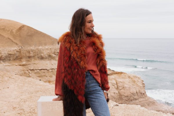 Bonnie Vest - fur vest - Angel Wings by Lucy MacGill fur collection Winter 23