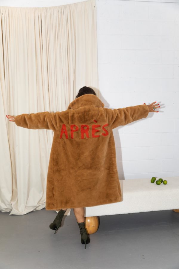 Angel Wings by Lucy MacGill fur collection Winter 23 - Mr Greys Caramel Jacket
